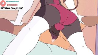 CUTE FUTANARI FURRY GIRL HARD FUCKED GIRLFRIEND AND CREAMPIE | FUTA FURRY CARTOON 4K 60FPS