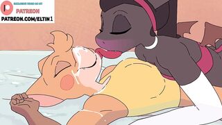 CUTE FUTANARI FURRY GIRL HARD FUCKED GIRLFRIEND AND CREAMPIE | FUTA FURRY CARTOON 4K 60FPS