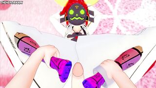 Jack-o from Guilty Gear You A Footjob Hentai POV