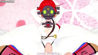 Jack-o from Guilty Gear You A Footjob Hentai POV