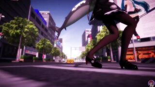 MMD ZZZ Ellen Joe [A]ddiction