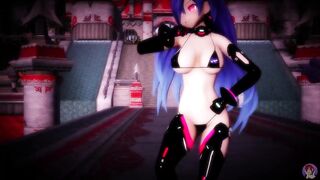 MMD Fire Emblem x Hyperdimension Neptunia // Kiss Me / Camilla x Iris Heart