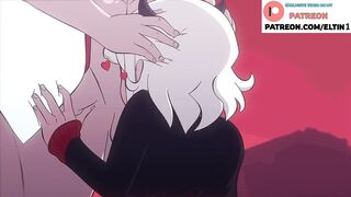 Guy Passes Hot Level With Devil Girl And Big Cumshot | Best Cartoon Hentai 4k 60fps