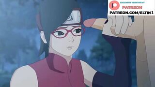 Uchiha Sarada Hot Fucking In Forest And Anal Creampie - Naruto Hentai 4k 60fps