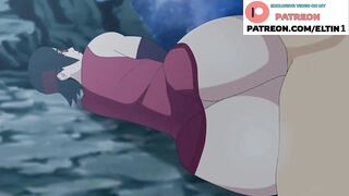 Uchiha Sarada Hot Fucking In Forest And Anal Creampie - Naruto Hentai 4k 60fps