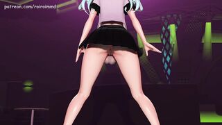 futanari vocaloid miku female ejaculation dance