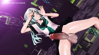 futanari vocaloid miku female ejaculation dance