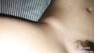 Hot Blonde Teen take Cum on Tits after Multiple Orgasm