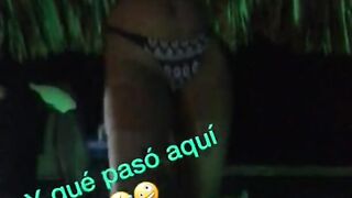 Hot Latin Dominican Teen Dancing and Masturbating herself 20yo