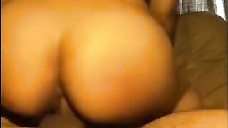 Mexican Mom Bouncing on Big Cock