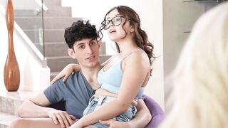 Teens learn some new things by fucking older couples at HUSTLER