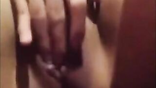 Beautiful Asian Girl Plays with Clitoris Until Her Pussy Is Wet