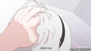 neir autonoma hentai 2B getting creampied in her tight asshole 2В animation