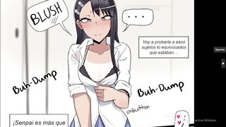 Nagatoro quiere follar la enorme polla de naoto xxx