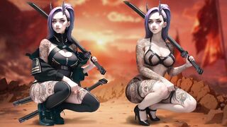 Lust Goddess Game - Lilith Scene Art and Skins