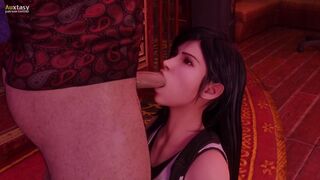 Tifa blowjob - Final Fantasy 7 Remake (Auxtasy)