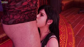 Tifa blowjob - Final Fantasy 7 Remake (Auxtasy)