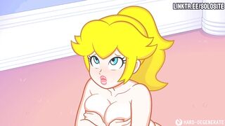 Princess Rosalina and Princess Peach Futa Fuck