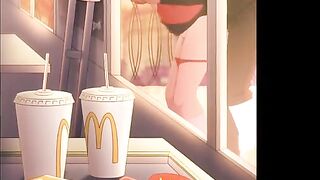 MC DONALDS HENTAI STORY ANIMATION BLOWJOB ON PUBLIC 60FPS