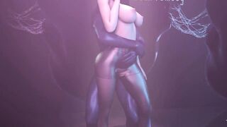 3D Hot Asian Anime MILF Naked Her Huge Boobs Got Fucked in the Bar