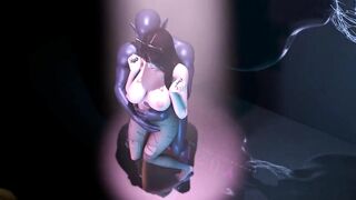 3D Hot Asian Anime MILF Naked Her Huge Boobs Got Fucked in the Bar