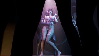 3D Hot Asian Anime MILF Naked Her Huge Boobs Got Fucked in the Bar