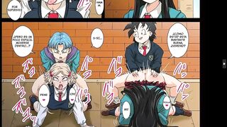 goten and trunks give mai's hot pussy a good fucking xxx dbs