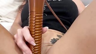 My Strap on Stories - I Cage a Big Dick & Make It Watch Me Fuck My Own Asshole with Different Plugs.