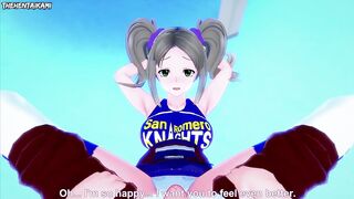 Juliet Starling from Lollipop Chainsaw Gives You A Footjob Hentai POV