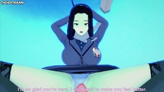 Shego from Kim Possible Gives You A Footjob Hentai POV