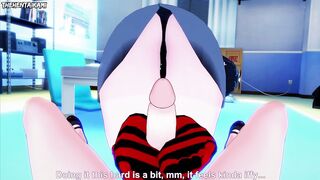 Mavis Dracula from Hotel Transylvania Gives You A Footjob Hentai POV