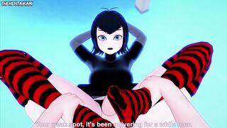 Mavis Dracula from Hotel Transylvania Gives You A Footjob Hentai POV