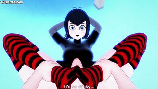 Mavis Dracula from Hotel Transylvania Gives You A Footjob Hentai POV