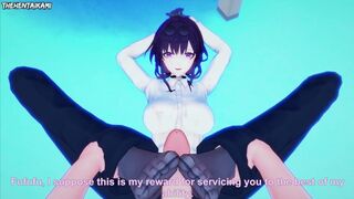 Kafka from Honkai Star Rail Gives You A Footjob Hentai POV