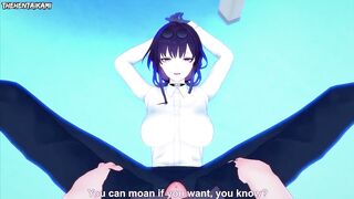 Kafka from Honkai Star Rail Gives You A Footjob Hentai POV