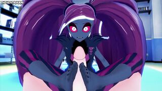 Velvette from Hazbin Hotel Gives You A Footjob Hentai POV