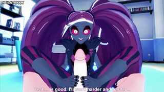 Velvette from Hazbin Hotel Gives You A Footjob Hentai POV