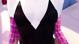 Follando el Lindo Coño de Spider Gwen - Oh My Waifu