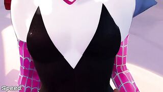 Follando el Lindo Coño de Spider Gwen - Oh My Waifu