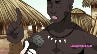 Reporter visits the Big Dick tribe in Africa - UNCENSORED Funny Cartoon