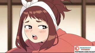 MY HERO ACADEMIA URARAKA HARD FUCKED BY DEKU AND GETTING CREAMPIE HENTAI ANIMATED 4K 60FPS