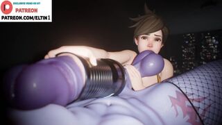 Tracer Conducts Sex Game Futa Toy Vs Girl | Best Futa Hentai 4k 60fps