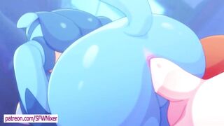 Furry futa lesbian hentai animation