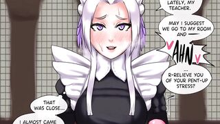 Edelgard Offers "Maid-ing Press" Services To Her Favorite Teacher ???? [Fire Emblem Hentai Animation]