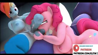 Futa Rainbow Dash Hard Anal Fucking And Getting Creampie | Best Futanari Furry Hentai 4k 60fps