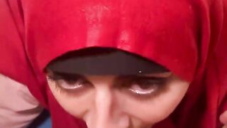 Facial Cumshot Blowjob Arab Wife Mia Niqab