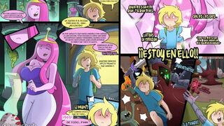 Princess Bubblegum fulfills Finn's sexual fantasy