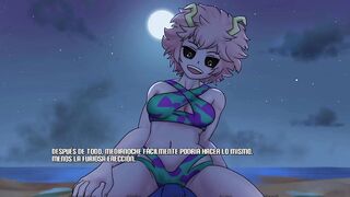 FUCKING WITH THE BEAUTIFUL MINA ASHIDO ON THE BEACH - RE HERO ACADEMY