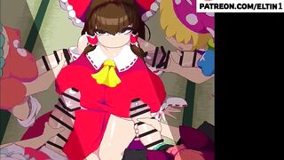 FUTA LESBIANS HOT GANGBANG JERKING ON FUTANARI PARTY AND CUMSHOT | BEST FUTA CARTOON HENTAI 4K 60FPS