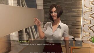 Desire for freedom: cheating wife is sucking BBC on a job interview ep 2